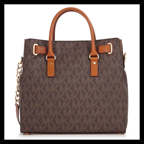 Michael Kors Hamilton Large North South Logo Tote - Picture 10 of 12